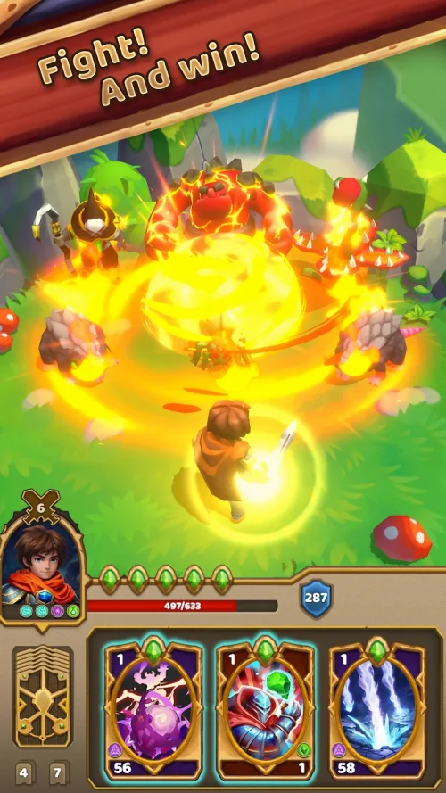 Throne Holder: Card RPG Magic screenshot 5