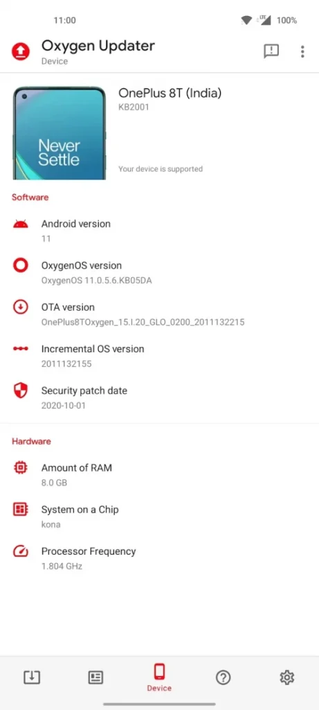Oxygen Updater screenshot 5