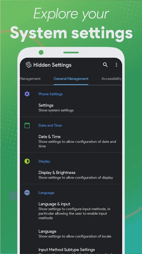 MIUI Hidden Settings Activity screenshot 5