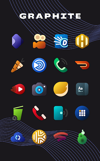 Graphite Icon Pack MOD screenshot 6