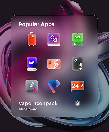 Vapor IconPack MOD screenshot 6