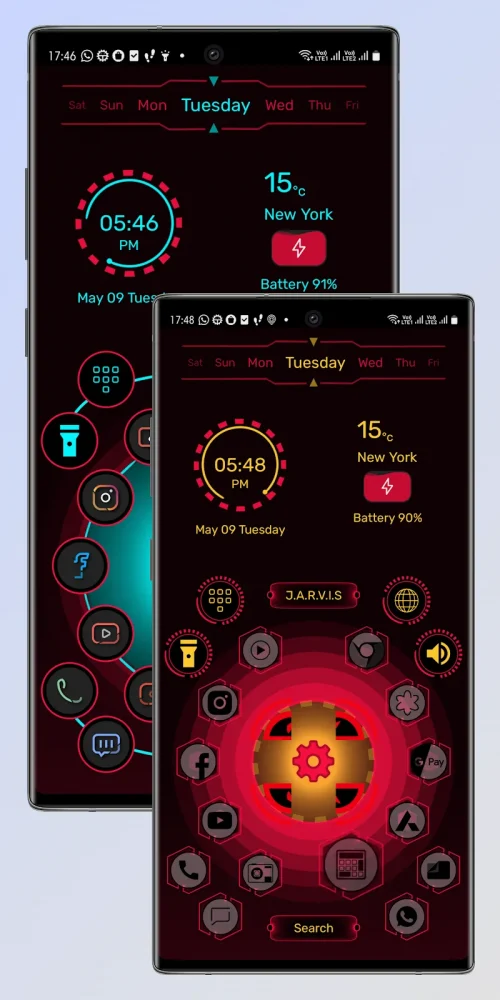 Jarvis Scifi: Epic Launcher (Jarvis Launcher) screenshot 6