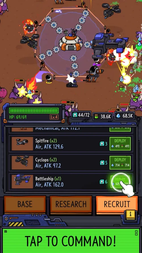 SpaceXYZ: Idle Tower Defense screenshot 6