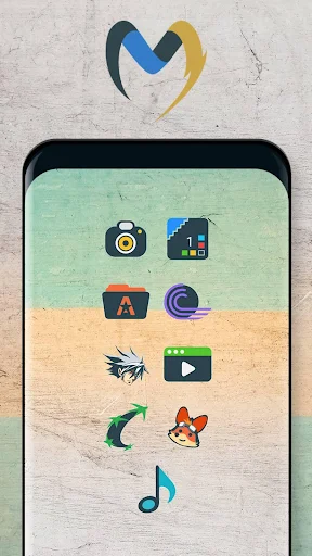 Material UI Dark Icon Pack MOD screenshot 6