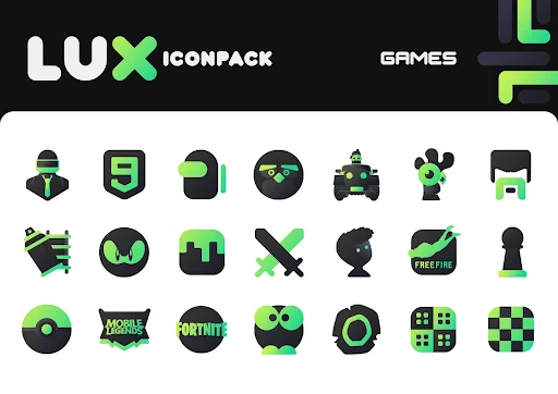 Green Icon Pack : LuX screenshot 6