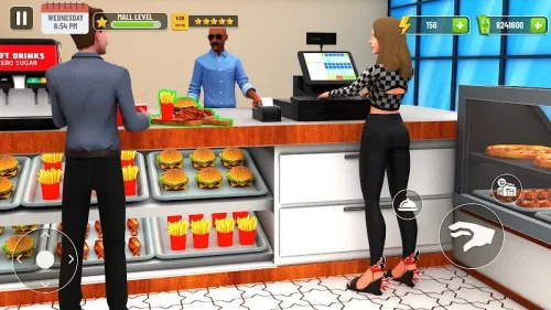 Mall & Fast Food Simulator 3D screenshot 6