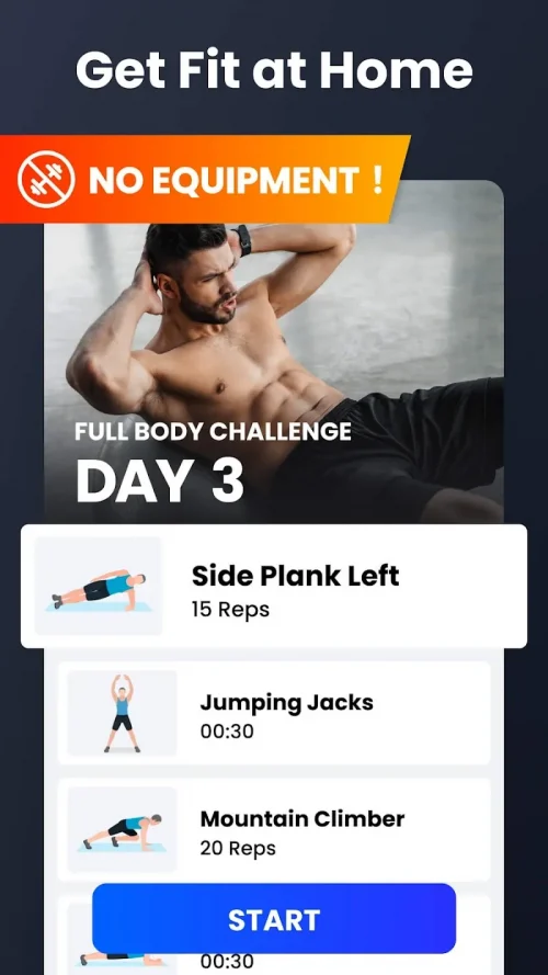Home Workout – No Equipment screenshot 6