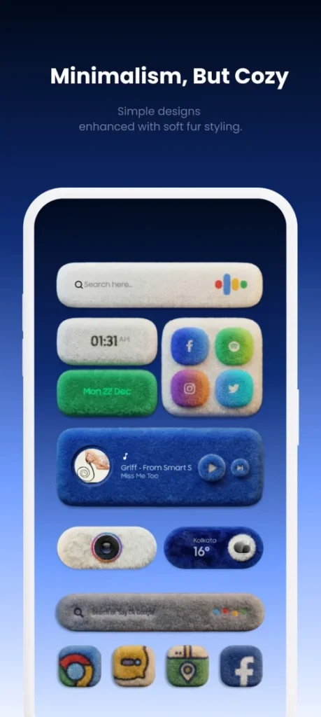 Fluffy Widgets KWGT screenshot 6