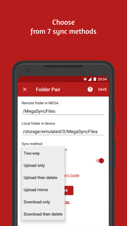 Autosync for MEGA – MegaSync screenshot 6