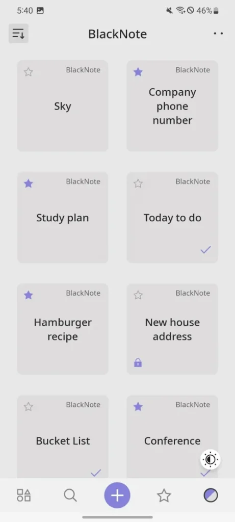BlackNote: Dark Notes, Notepad screenshot 6