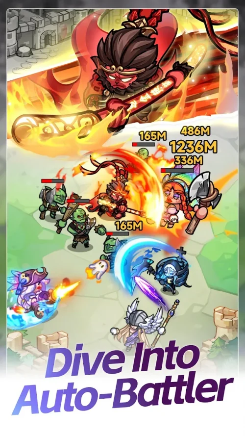 Color x Warriors: Merge War screenshot 6