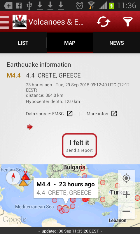 Volcanoes & Earthquakes screenshot 6