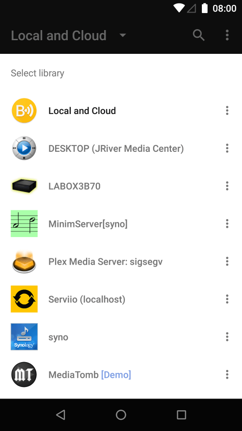 BubbleUPnP screenshot 6