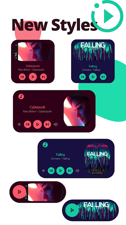 Music Widget Android 12 screenshot 6