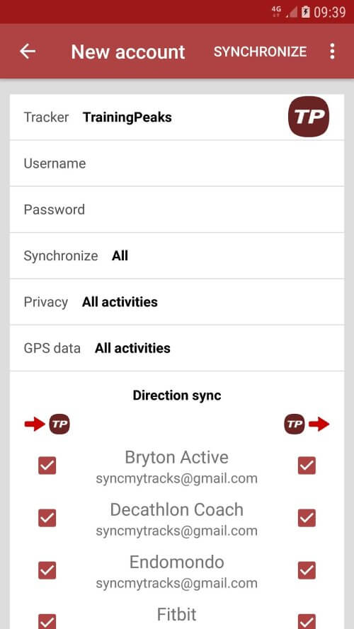 SyncMyTracks screenshot 6