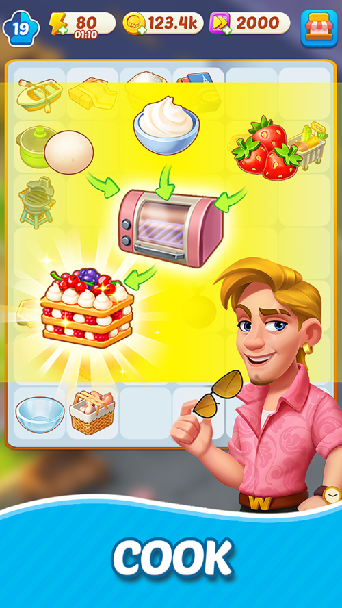 Merge Cooking: Theme Restaurant screenshot 6