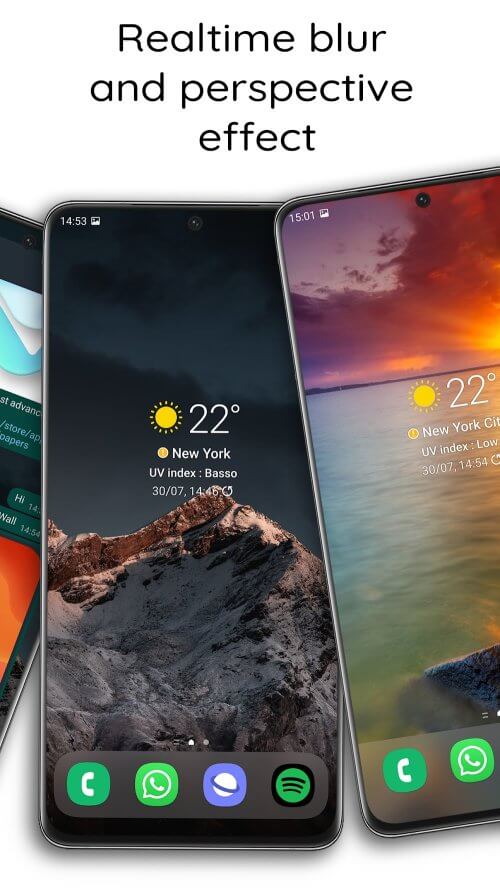 iWALL: iOS Blur Dock Bar screenshot 6