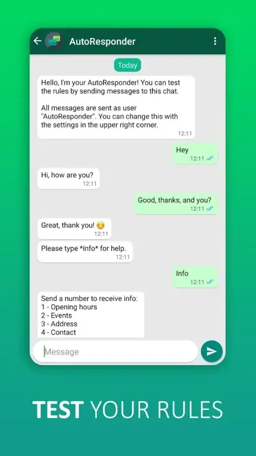 AutoResponder for WhatsApp screenshot 6