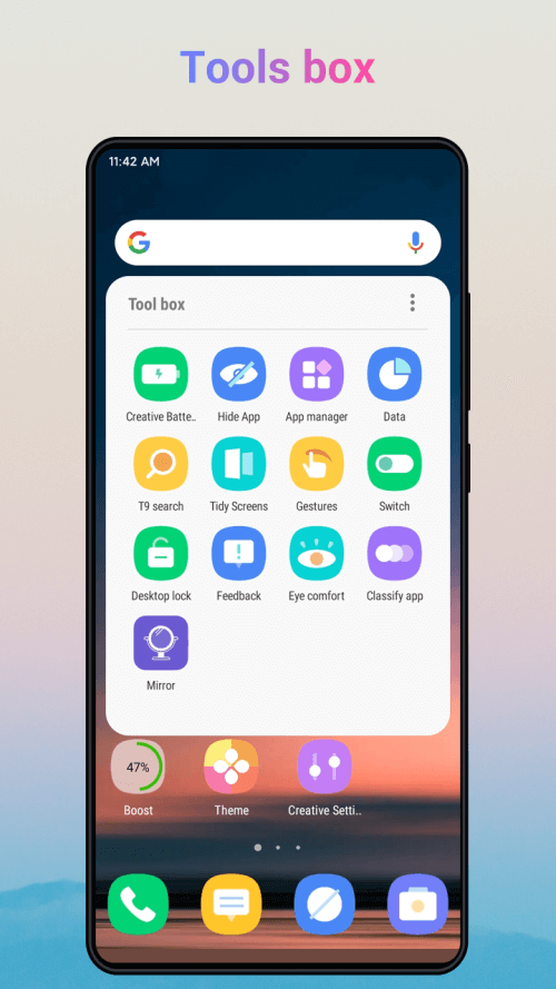 Creative Launcher -Quick,Smart screenshot 6