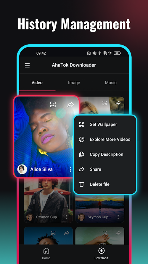 AhaTok Downloader (SnapTik – TT Video Downloader) screenshot 6