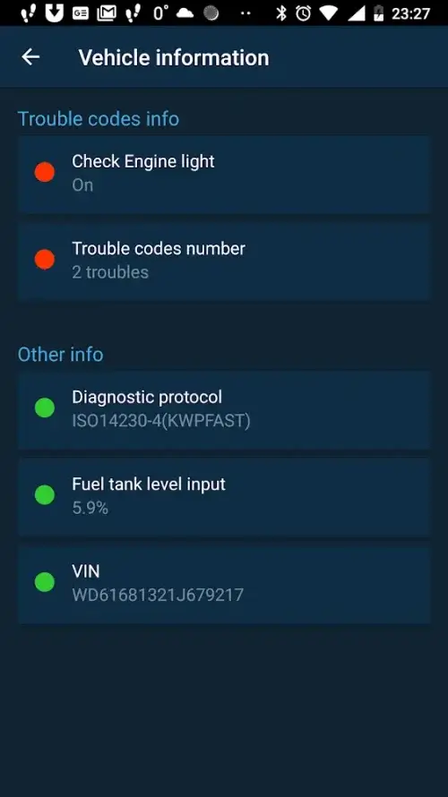 Obd Mary – OBD2 car scanner screenshot 6