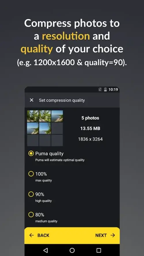 Puma Image Compressor, Resizer screenshot 6