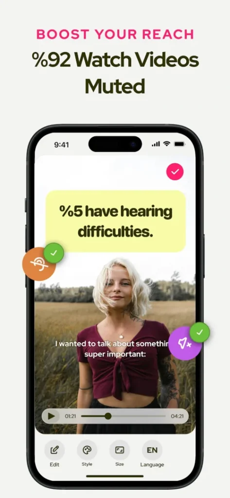 Captions for Videos – SUBCAP screenshot 6