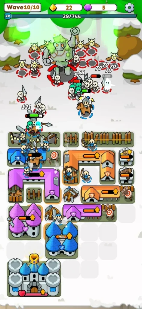 Fortress Merge: Puzzle Defense screenshot 6