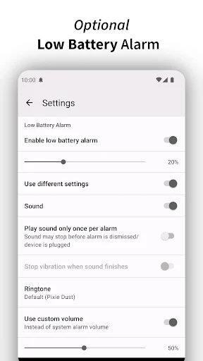 Full Battery Charge Alarm screenshot 6