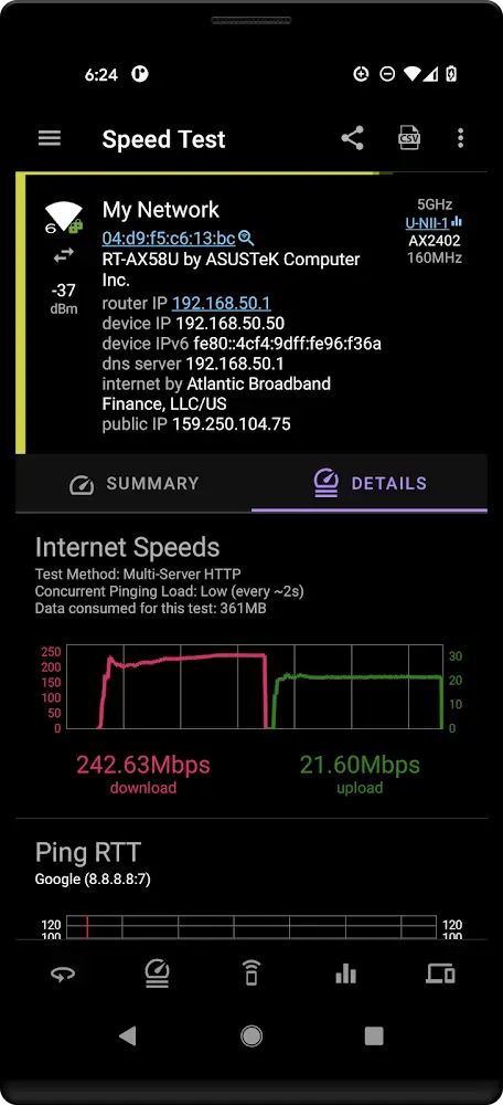 Speed Test WiFi Analyzer (analiti) screenshot 6