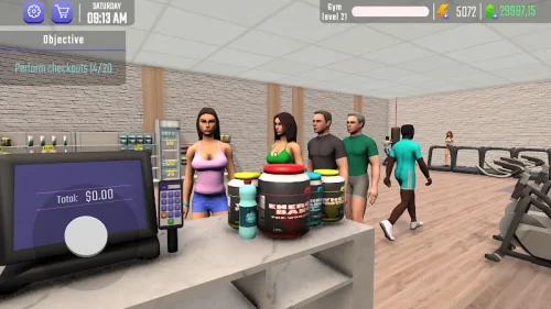Fitness Gym Simulator Fit 3D (Gym Simulator 3D Fitness Store) screenshot 6