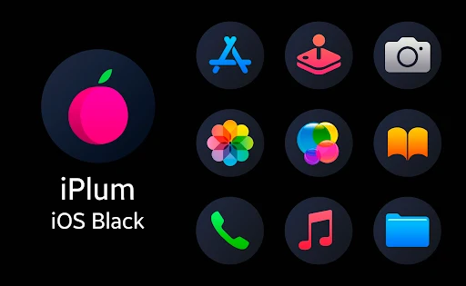 iPlum – Icon Pack (Round) screenshot 6