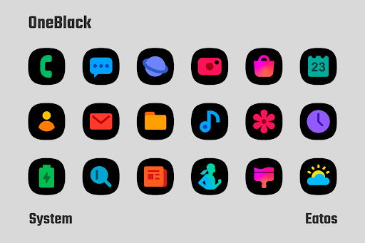 OneBlack – Icon Pack screenshot 6