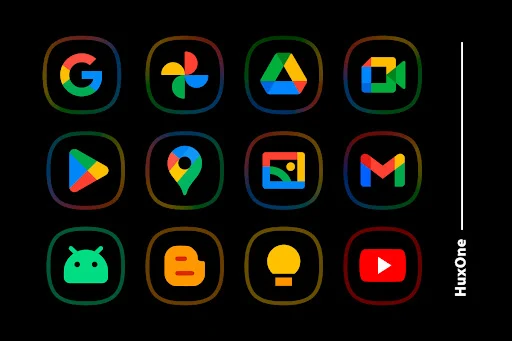 HuxOne Dark – Icon Pack screenshot 6