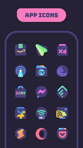 Mello Night Icon Pack MOD screenshot 6