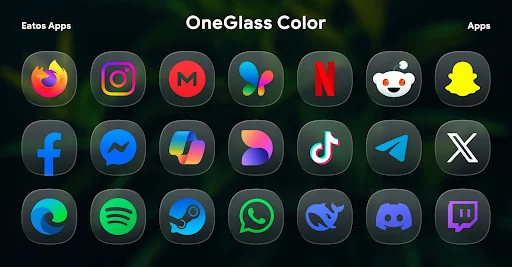 OneGlass 8 (Color) – Icon Pack screenshot 6