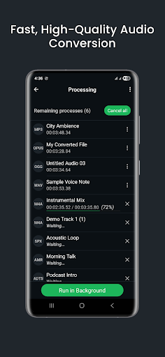 Audio Converter (MP3 AAC OPUS) MOD screenshot 6