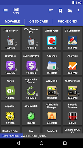 AppMgr Pro III 6.11 MOD APK (Patched/Mod Extra) screenshot 6