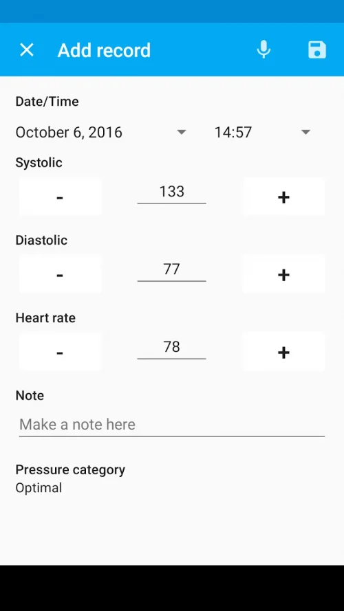 Blood Pressure Diary screenshot 6
