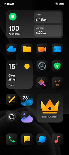 HyperDark – Icon Pack screenshot 6