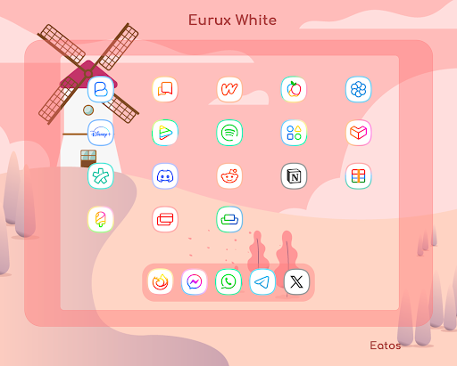 Eurux White – Icon Pack screenshot 6