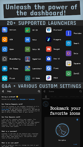 Azulox Icon Pack – Dark mode screenshot 6