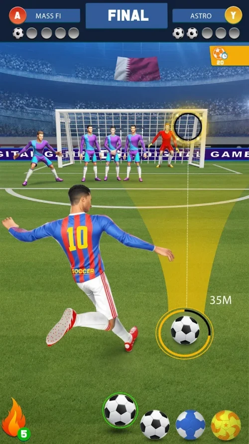 Soccer Kicks Strike Game screenshot 6