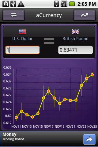 aCurrency (exchange rate) screenshot 6