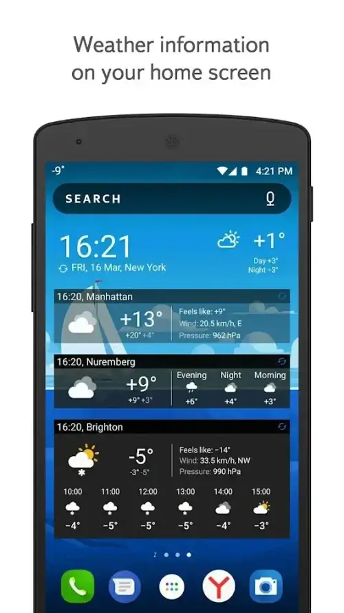 Yandex.Weather screenshot 6