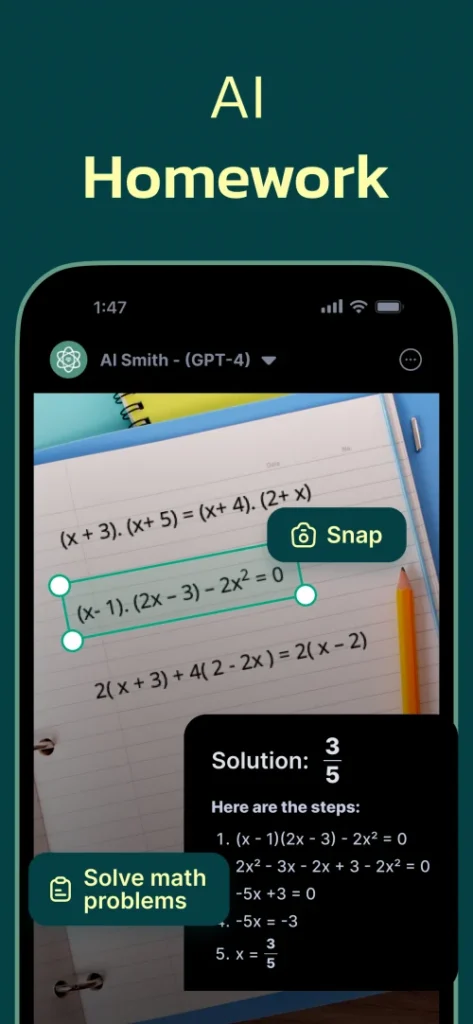 AI Chat Open Assistant Chatbot (Chat Smith) screenshot 6