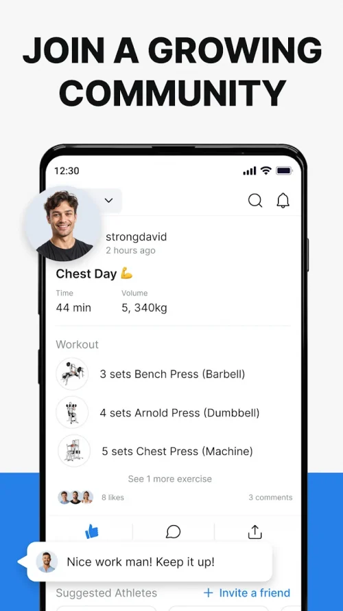 Hevy – Gym Log Workout Tracker screenshot 6