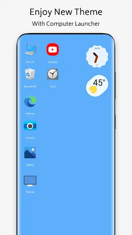 Win 10 theme for launcher screenshot 6