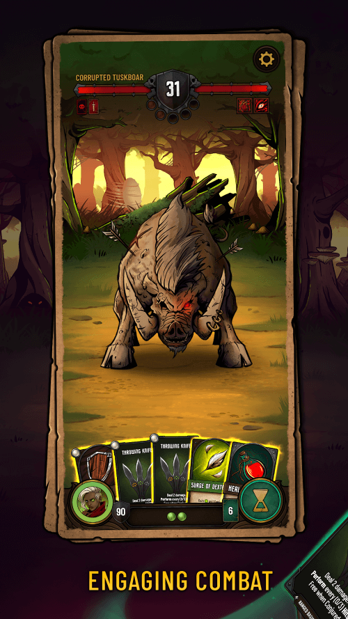Dawncaster: Deckbuilding RPG screenshot 6