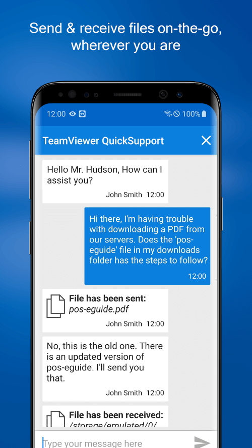 TeamViewer QuickSupport screenshot 6